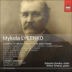 Opere per Violino e Pianoforte - CD Audio di Nikolay Lysenko