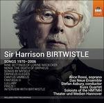 Songs 1970-2006 - CD Audio di Harrison Birtwistle