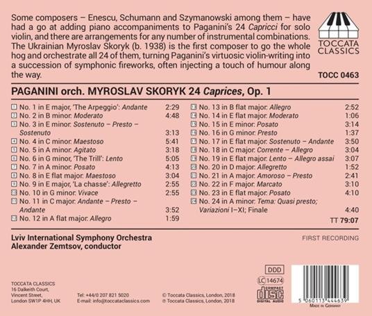 Paganini by Arrangement - CD Audio di Niccolò Paganini - 2