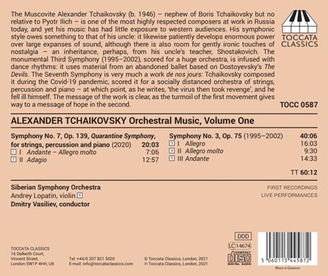Musica orchestrale vol.1 - CD Audio di Alexander Tchaikovsky - 2