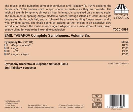 Complete Symphonies vol.6 - CD Audio di Emil Tabakov - 3