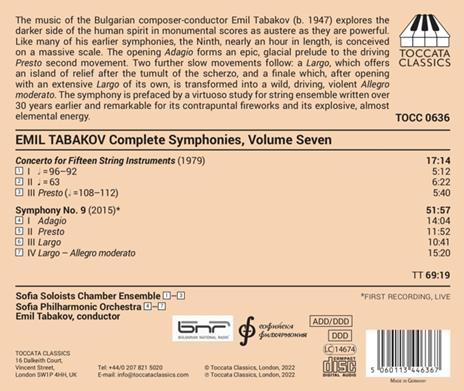 Complete Symphonies Vol.7 - CD Audio di Emil Tabakov - 2