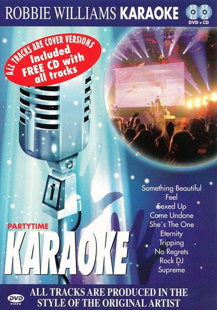 Partytime Karaoke Robbie Williams - CD Audio + DVD