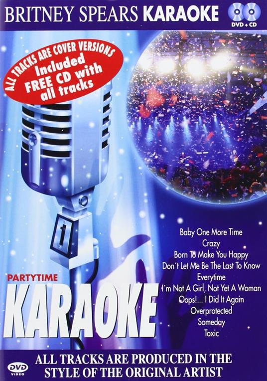 Partytime Karaoke. Britney Spears - CD Audio + DVD