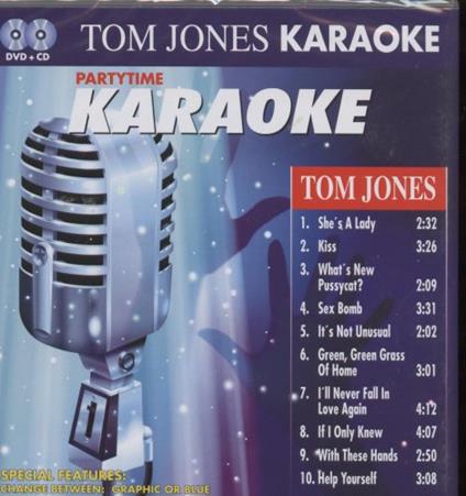 Partytime Karaoke - Tom Jones Cd+Dvd - CD Audio di Tom Jones