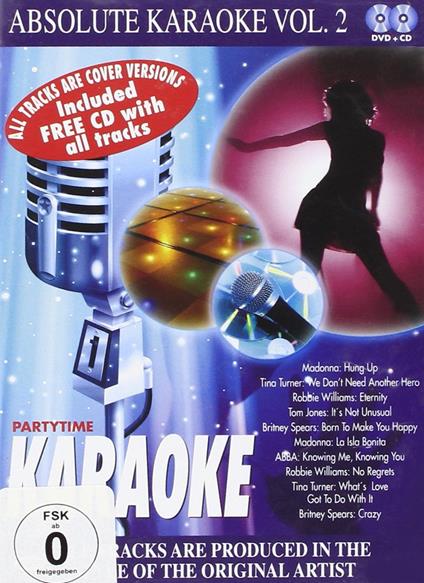 Karaoke Absolute Karaoke 2 Dvd+Cd (V.V.) - CD Audio