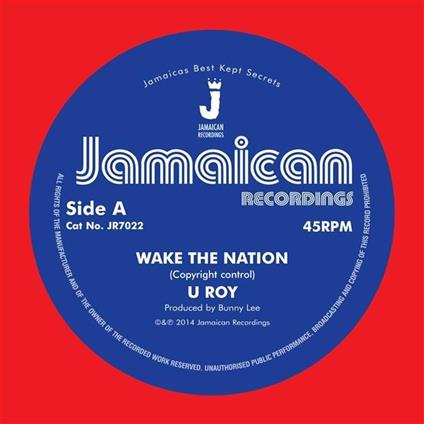 Wake The Nation - Vinile 7'' di U-Roy