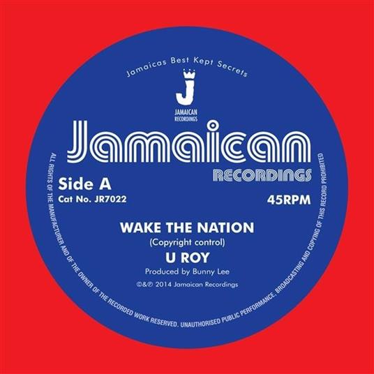 Wake The Nation - Vinile 7'' di U-Roy