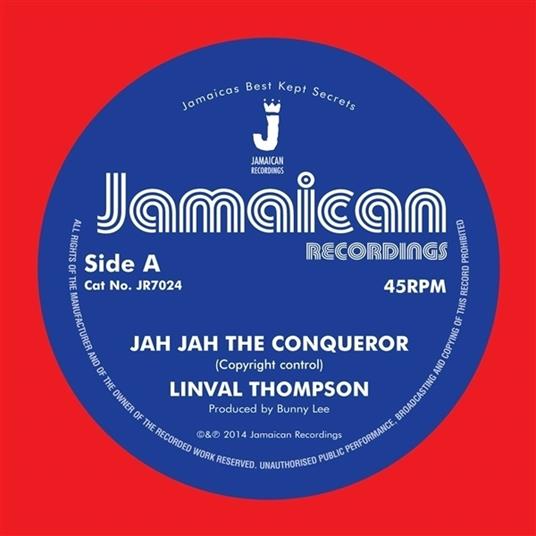 Jah Jah The Conqueror - Vinile LP di Linval Thompson