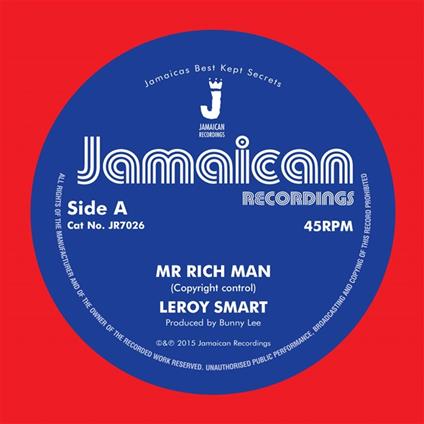 Mr Rich Man-Version - Vinile LP di Leroy Smart