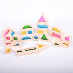 Blocchi Colore Legno Traslucidi