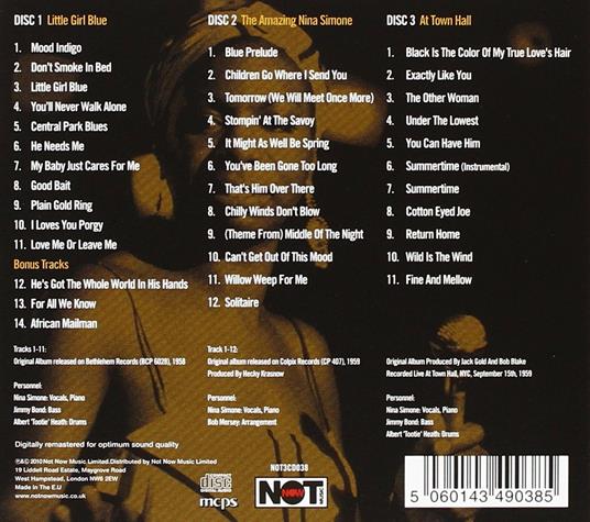Trilogy - CD Audio di Nina Simone - 2