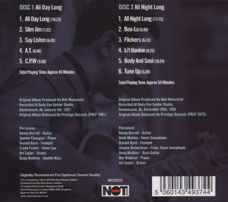 All Day Long-All Night Long - CD Audio di Kenny Burrell - 2