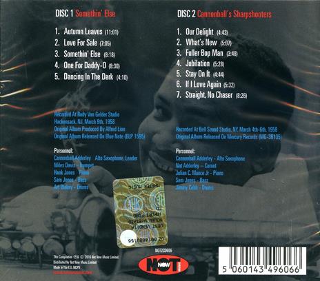 Somethin' Else - CD Audio di Julian Cannonball Adderley - 2