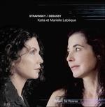 Musica per 2 pianoforti e per pianoforte e 4 mani - CD Audio + DVD di Igor Stravinsky,Katia Labèque,Marielle Labèque