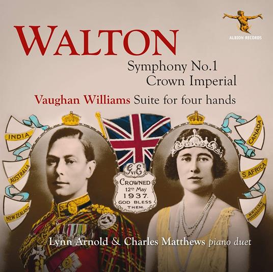 Symphony No. 1 - Crown Imperial / Suite For Four Hands - CD Audio di Ralph Vaughan Williams,William Walton