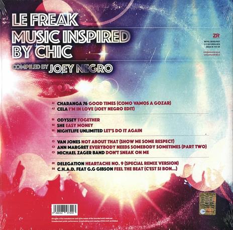 Le Freak. Music Inspired by Chic - Vinile LP di Joey Negro - 2