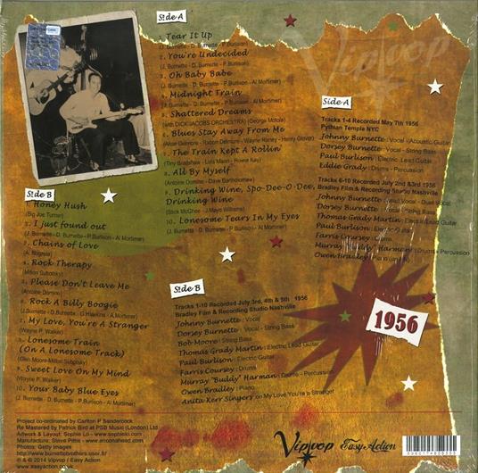 Rock a Billy Boogie - Vinile LP di Johnny Burnette - 2