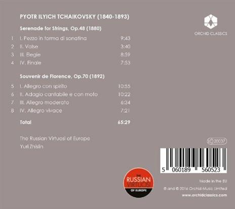 Serenade For - CD Audio di Pyotr Ilyich Tchaikovsky - 2