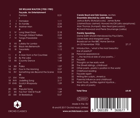 Waltonfacade - CD Audio - 2