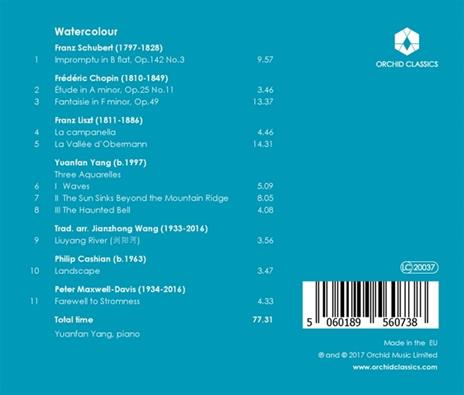 Watercolour - CD Audio di Yuanfan Yang - 2
