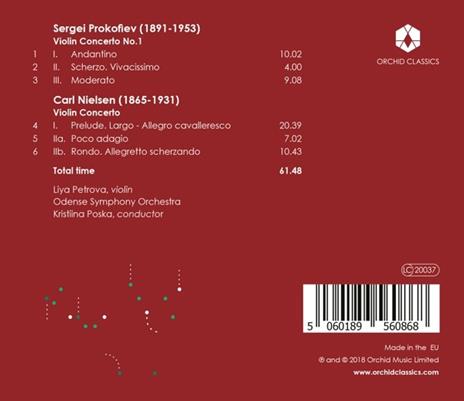 Violin Concertos - CD Audio di Sergei Prokofiev,Carl August Nielsen,Liya Petrova - 2