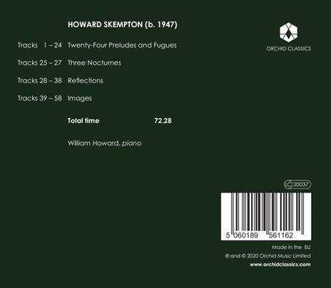 Piano Works - CD Audio di William Howard,Howard Skempton - 2