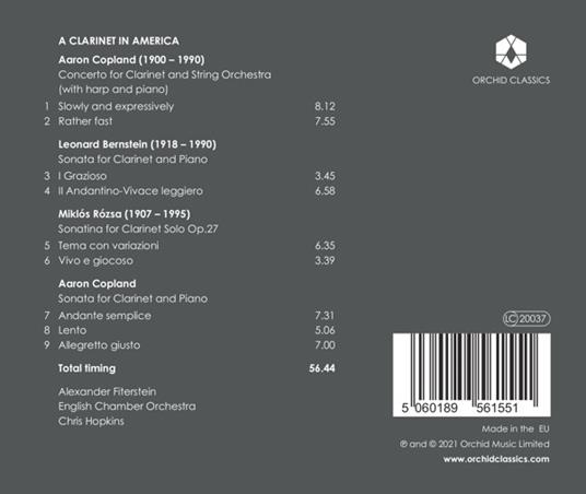 Alexander Fiterstein: A Clarinet In America - CD Audio - 2