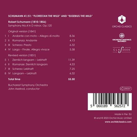 Schumann 41/51 - CD Audio di Robert Schumann - 2