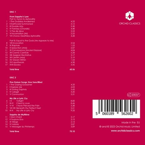 From Sapphos Lyre - CD Audio di Tenth Muse Ensemble - 2
