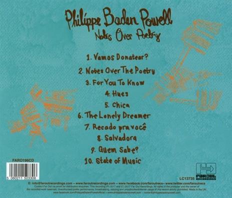 Notes Over Poetry - CD Audio di Philippe Baden Powell - 2