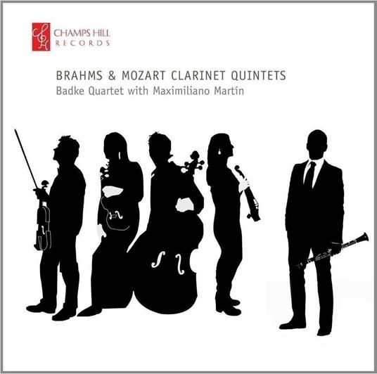 Clarinet Quintets - CD Audio di Johannes Brahms,Wolfgang Amadeus Mozart,Maximiliano Martin,Badke Quartet
