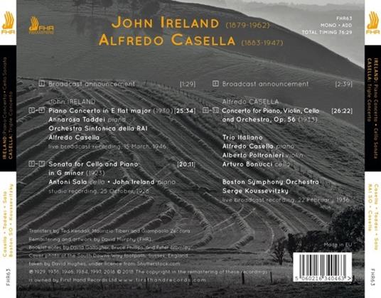 Piano Concerto & Cello Sonata - Triple Concerto - CD Audio di Alfredo Casella - 2