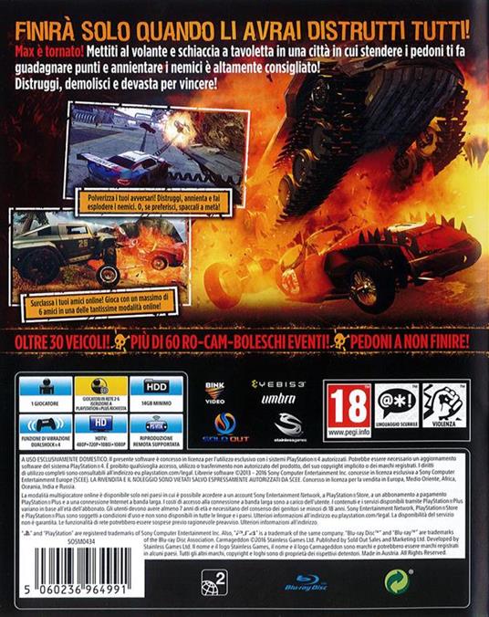 Carmageddon: Max Damage - PS4 - 3