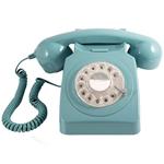 Telefono Vintage Gpo 746 Rotary Blue