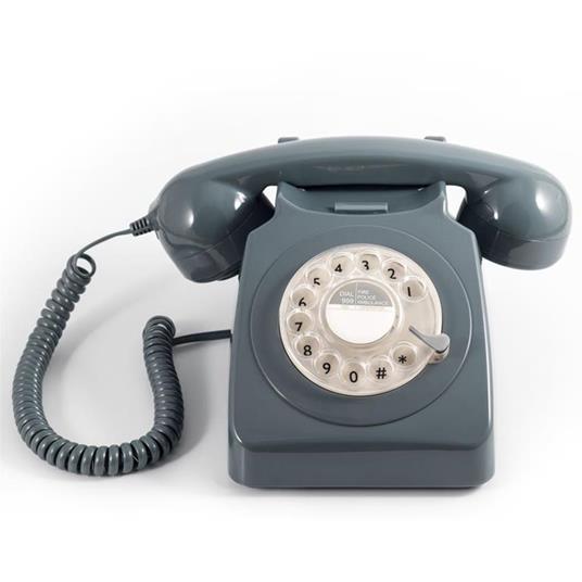 Telefono Vintage Gpo 746 Rotary Grey