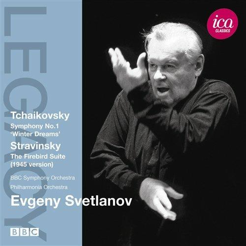 Sinfonia n.1 / L'uccello di fuoco (L'oiseau de feu) - CD Audio di Igor Stravinsky,Pyotr Ilyich Tchaikovsky,Evgeny Svetlanov