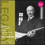 Sinfonia n.1 / Variazioni Enigma - CD Audio di Johannes Brahms,Edward Elgar,Sir Adrian Boult,BBC Symphony Orchestra