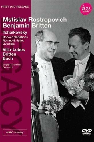 Mstislav Rostropovich, Benjamin Britten. Tchaikovsky, Rococo Variations (DVD) - DVD di Benjamin Britten,Pyotr Ilyich Tchaikovsky,Mstislav Rostropovich