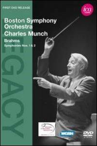 Johannes Brahms. Symphonies Nos. 1 & 2 (DVD) - DVD di Johannes Brahms,Charles Munch,Boston Symphony Orchestra