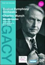 Boston Symphony Orchestra. Charles Munch. Mendelssohn (DVD)