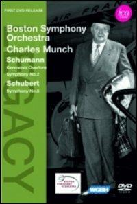 Boston Symphony Orchestra. Charles Munch (DVD) - DVD di Franz Schubert,Robert Schumann,Charles Munch,Boston Symphony Orchestra
