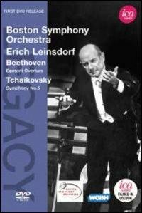 Erich Leinsdorf conducts Beethoven, Tchaikovsky & Mozart. Vol. 3 (DVD) - DVD di Ludwig van Beethoven,Wolfgang Amadeus Mozart,Pyotr Ilyich Tchaikovsky,Erich Leinsdorf,Boston Symphony Orchestra