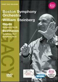 William Steinberg conducts Beethoven & Haydn (DVD) - DVD di Ludwig van Beethoven,Franz Joseph Haydn,Boston Symphony Orchestra,William Steinberg