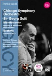 Georg Solti Conducts The Chicago Symphony Orchestra. Mendelssohn, Brahms (DVD) - DVD di Johannes Brahms,Felix Mendelssohn-Bartholdy,Georg Solti,Chicago Symphony Orchestra