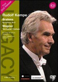 Rudolf Kempe. Brahms, Symphony No. 2. Wagner, Tannhäuser: Overture (DVD) - DVD di Johannes Brahms,Richard Wagner,Rudolf Kempe