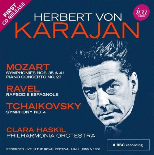 Sinfonia n.35 K 385 Haffner - Sinfonia n.41 K 551 Jupiter - CD Audio di Wolfgang Amadeus Mozart,Herbert Von Karajan,Clara Haskil,Philharmonia Orchestra