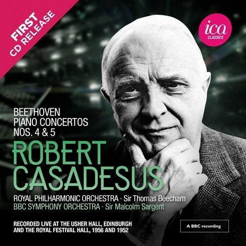 Concerti per pianoforte n.4, n.5 - CD Audio di Ludwig van Beethoven,Royal Philharmonic Orchestra,BBC Symphony Orchestra,Robert Casadesus