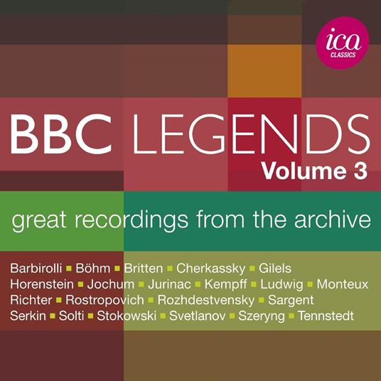 BBC Legends Volume 3 - CD Audio