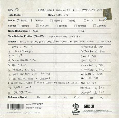 At the British Broadcasting (Limited Edition) - Vinile LP di Micah P. Hinson - 2